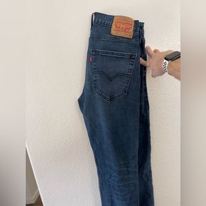 Levi’s 512 men’s dark blue slim style jeans stretch 31 32 clean condition!